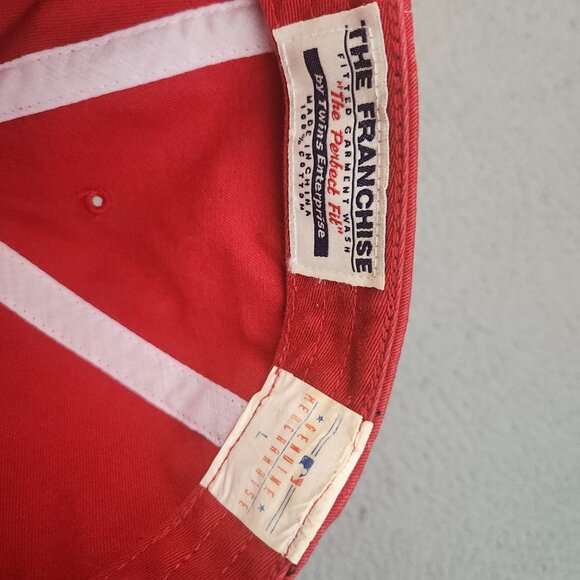 Los Angeles Angels Hat Cap Fitted Red White Large The Franchise MLB Baseball - Picture 8 of 9